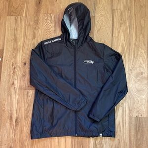 Seattle Seahawks Rain Shell L/G - 47 FORWARD